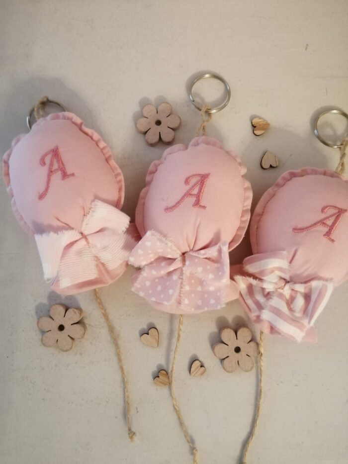 Bomboniera nascita palloncino con iniziale