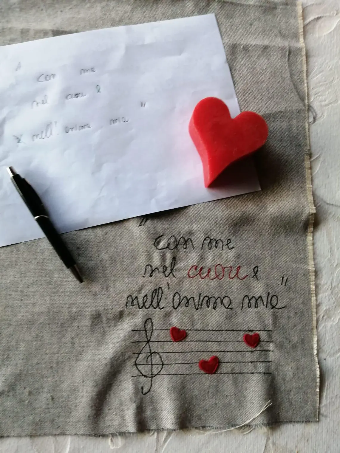 shopper "con me", artigianale personalizzabile - immagine 2