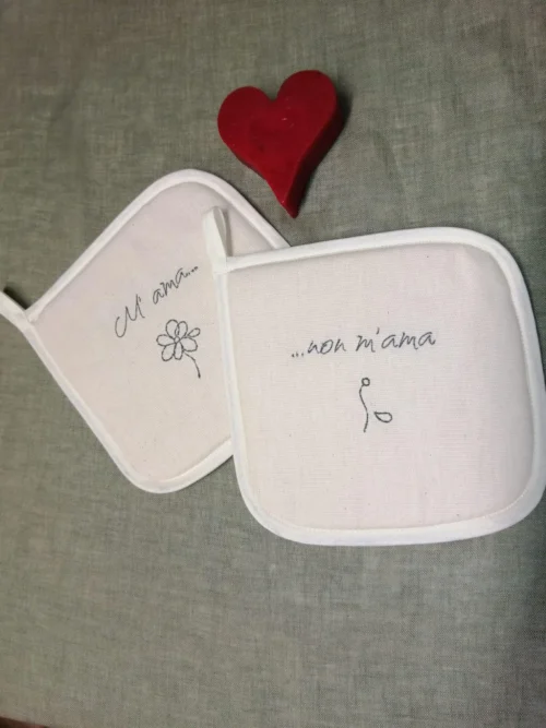 Presine personalizzate con frase